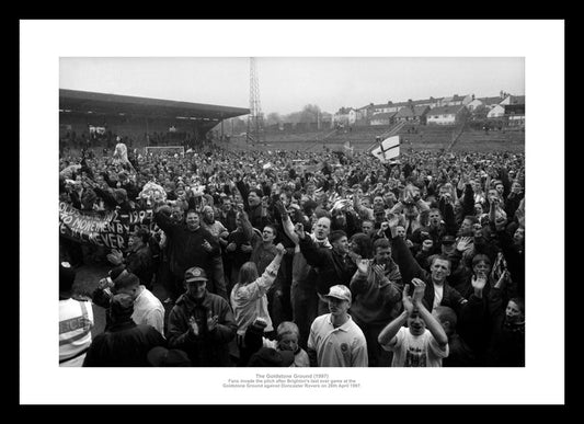 Brighton and Hove Albion Last Game at the Goldstone Ground 1997 Photo Memorabilia