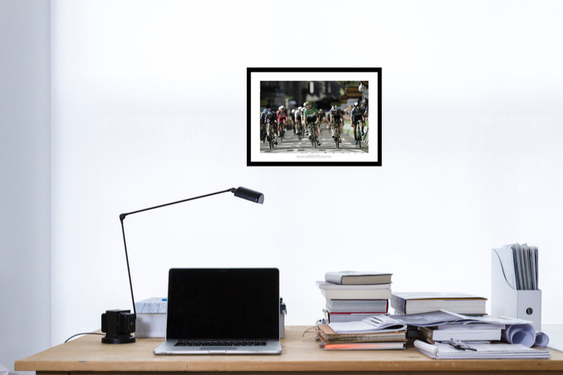 Mark Cavendish Equals Merckx's Record 2021 Tour De France Cycling Photo Memorabilia