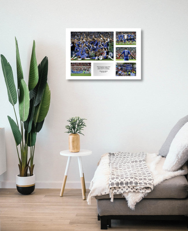 Chelsea 2012 Champions League Final Photo Memorabilia