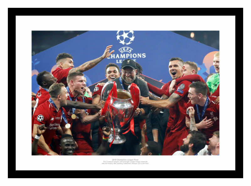 Jurgen Klopp Liverpool 2019 Champions League Final Photo Memorabilia