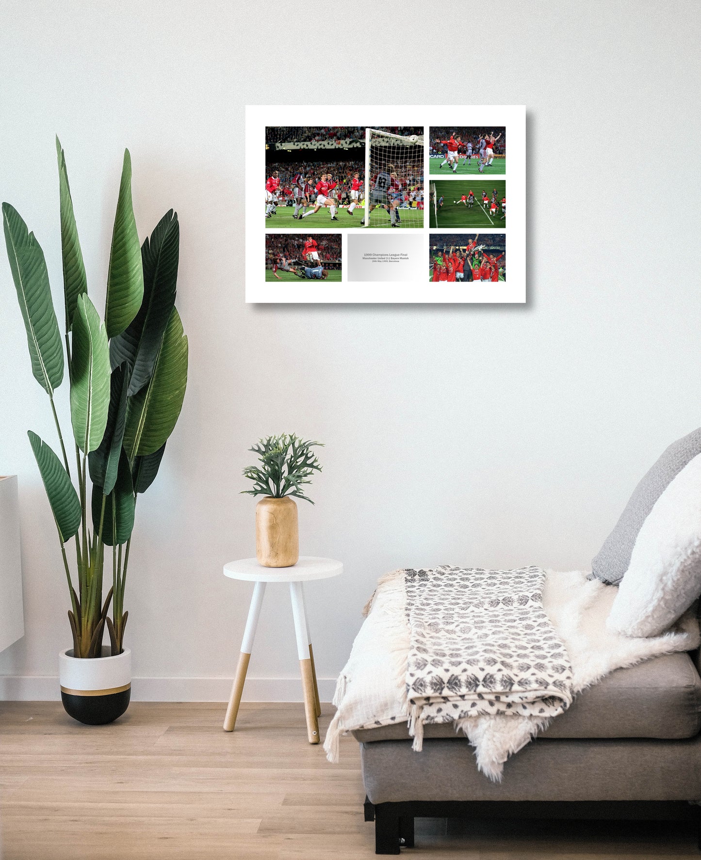Manchester United 1999 Champions League Final Photo Montage