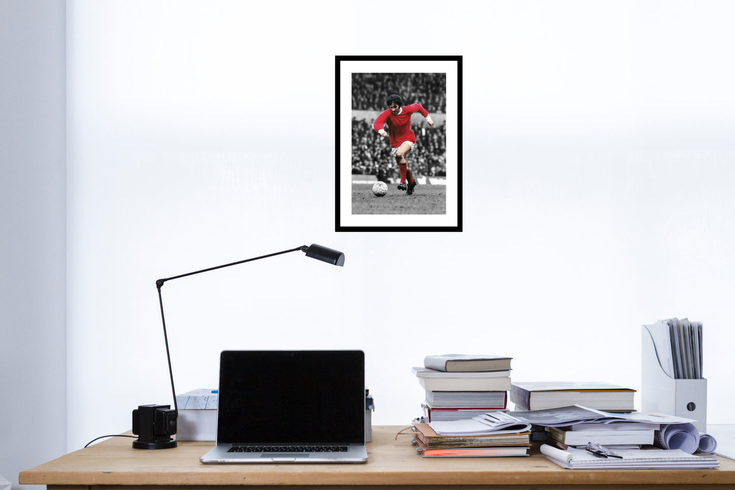 George Best Manchester United Legend Spot Colour Photo