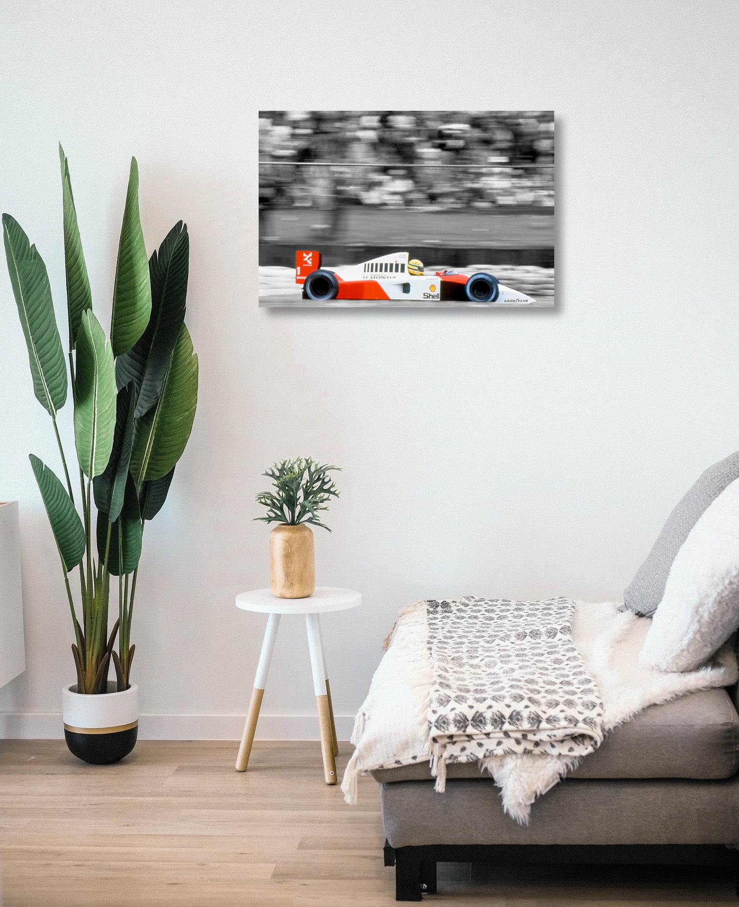 Ayrton Senna Formula One Legend Spot Colour Photo Memorabilia