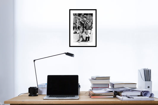 Vinnie Jones Grabs Paul Gascoigne Wimbledon FC Photo Memorabilia