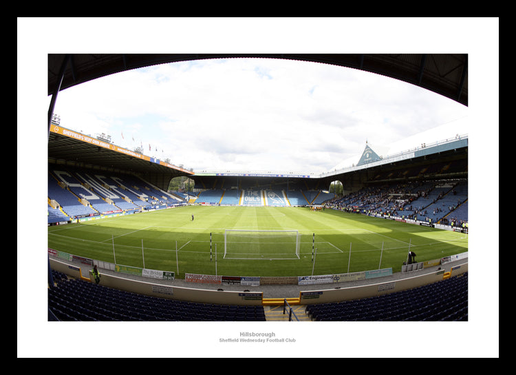 Sheffield Wednesday Hillsborough Stadium Photo Memorabilia