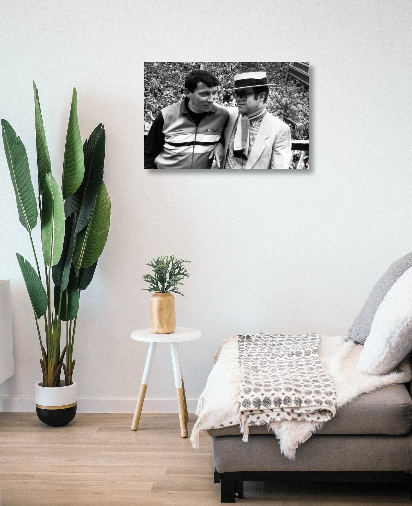 Watford FC 1984 FA Cup Graham Taylor & Elton John Photo Memorabilia