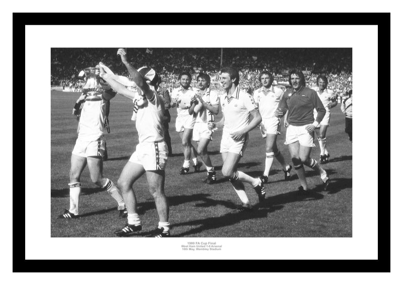 West Ham United 1980 FA Cup Final Team Photo Memorabilia