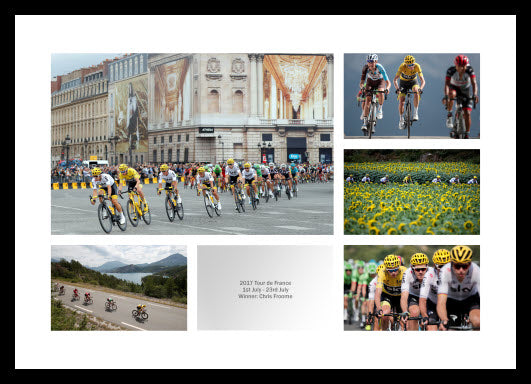 Chris Froome & Team Sky 2017 Tour de France Photo Memorabilia