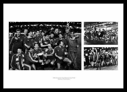 Aberdeen FC 1983 European Cup Winners Cup Final Photo Memorabilia