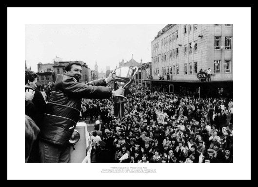 Alex Ferguson Aberdeen 1983 European Cup Winners Cup Photo Memorabilia