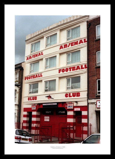 Highbury Stadium West Stand Entrance Photo Memorabilia