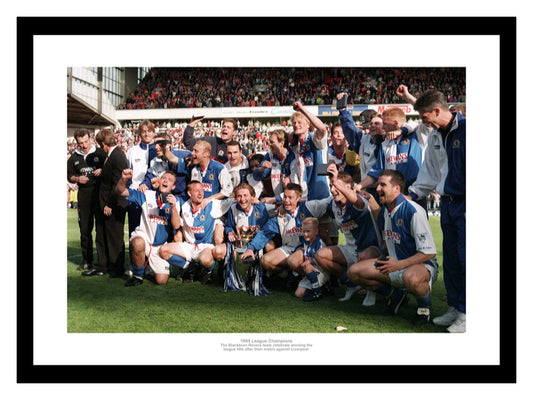 Blackburn Rovers 1995 League Champions Team Photo Memorabilia