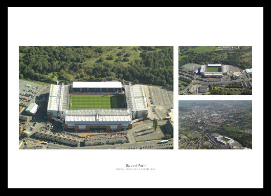 Blackburn Rovers Ewood Park Aerial Views Stadium Photo Memorabilias