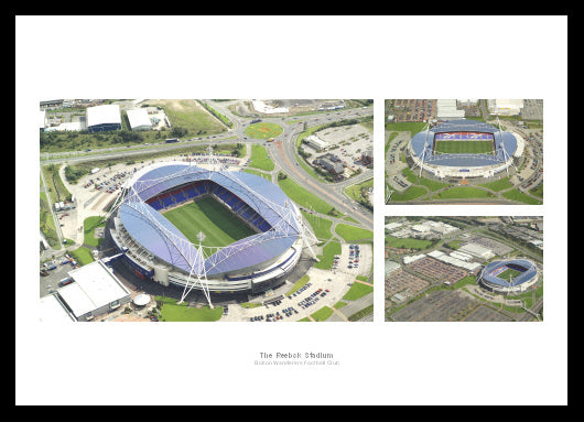 Bolton Wanderers Stadium Aerial Photo Memorabilia