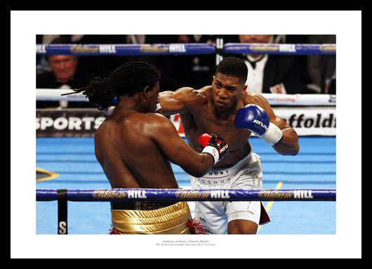 Anthony Joshua 2016 IBF World Champion Boxing Photo Memorabilia