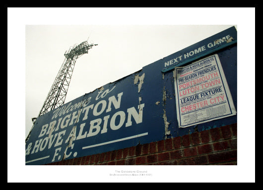 Brighton FC Goldstone Ground Photo Memorabilia