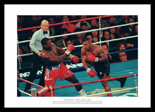 Bruno v Tyson 1996 WBC Heavyweight Boxing Photo Memorabilia