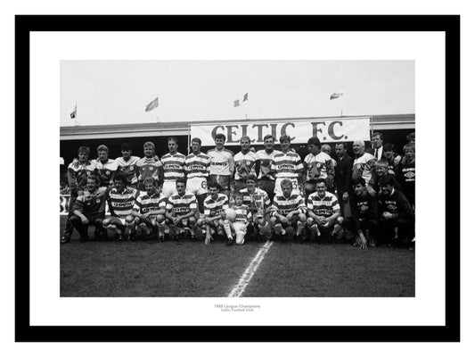 Celtic FC 1988 League Champions Team Photo Memorabilia