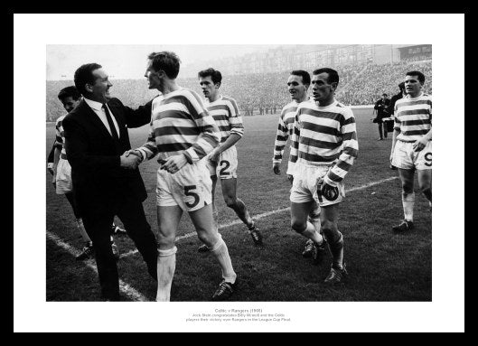 Celtic FC Jock Stein & Billy McNeill 1965 Photo Memorabilia