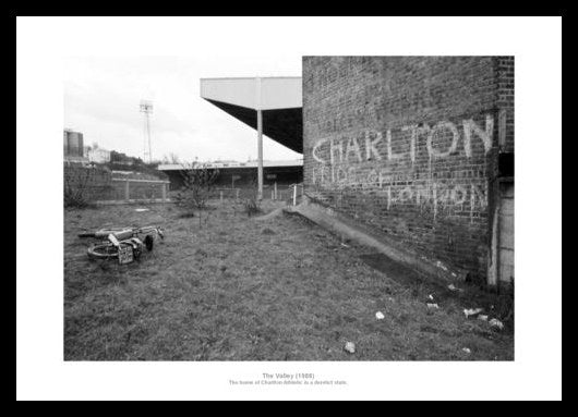 Charlton Athletic Derelict Valley 1988 Historic Photo Memorabilia