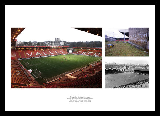 Charlton Athletic The Valley through the Ages Photo Memorabilia