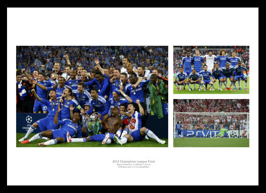 Chelsea 2012 Champions League Final Photo Memorabilia