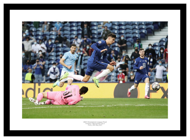 Chelsea 2021 Champions League Final Hevertz Goal Photo Memorabilia