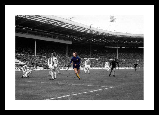 Peter Osgood Chelsea FC 1972 Spot Colour Photo Memorabilia