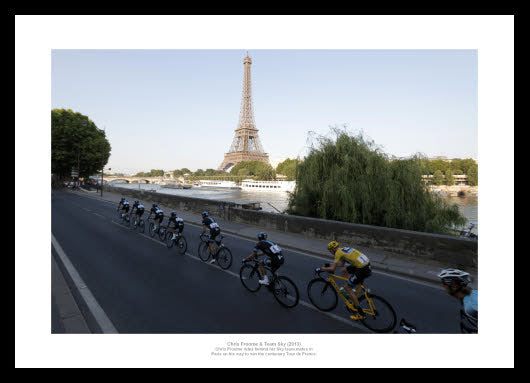 Chris Froome & Team Sky 2013 Tour de France Photo Memorabilia