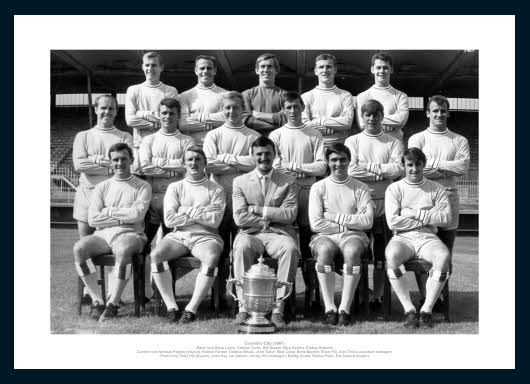 Coventry City 1967 Promotion Winning Team Photo Memorabilia