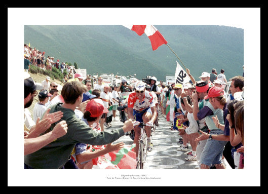 Miguel Indurain Last Tour de France 1996 Photo Memorabilia
