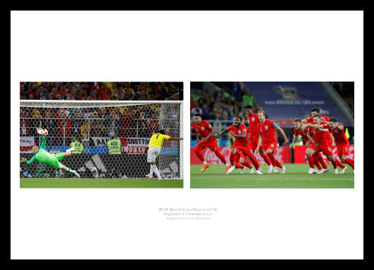 England v Columbia 2018 World Cup Penalty Shootout Photo Memorabilia