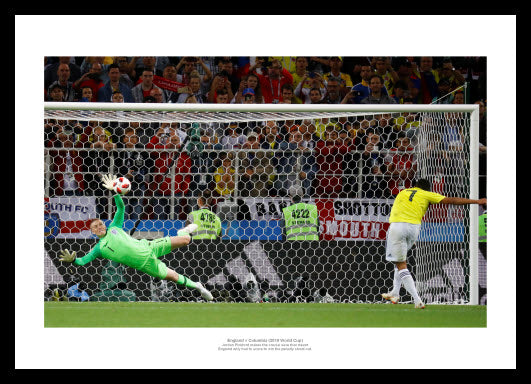 Jordan Pickford Save England v Columbia 2018 World Cup Photo