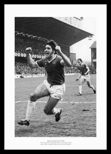 Bob Latchford 30th Goal of Season 1978 Photo Memorabilia