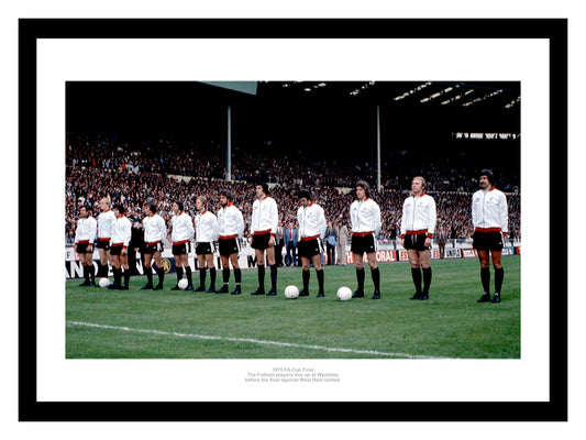 Fulham FC 1975 FA Cup Final Team Photo Memorabilia