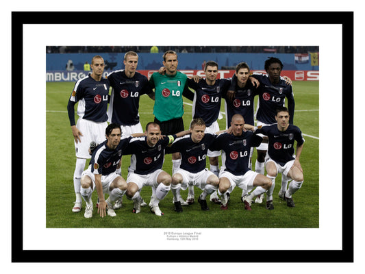 Fulham 2010 Europa League Final Team Photo Memorabilia