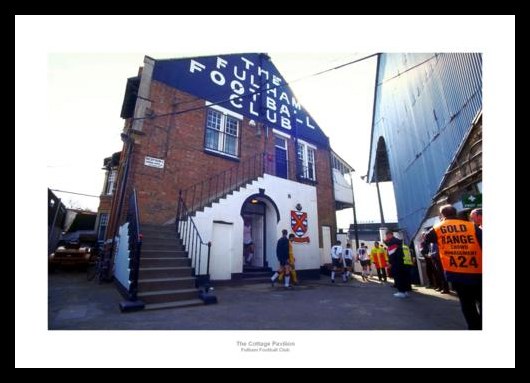Fulham FC Craven Cottage Pavilion Photo Memorabilia