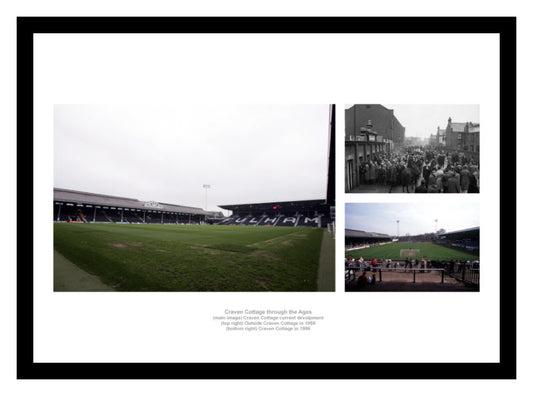 Fulham Craven Cottage Stadium through the Ages Photo Memorabilia