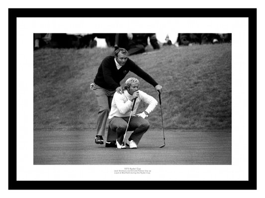 Jack Nicklaus & Arnold Palmer 1973 Ryder Cup Golf Photo Memorabilia