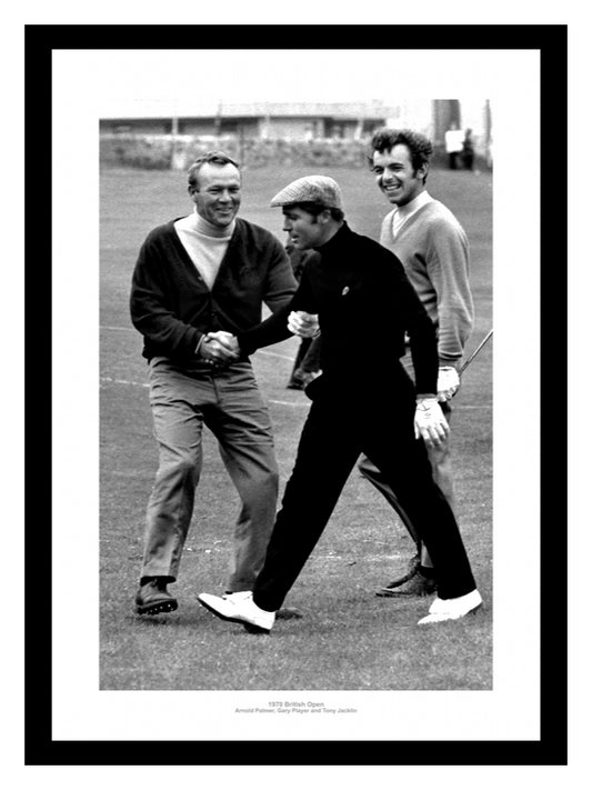 Golf Legends Arnold Palmer, Tony Jacklin and Gary Player 1970 British Open Photo