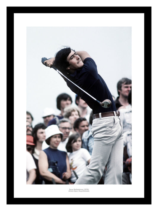 Seve Ballesteros 1976 British Open Golf Photo Memorabilia