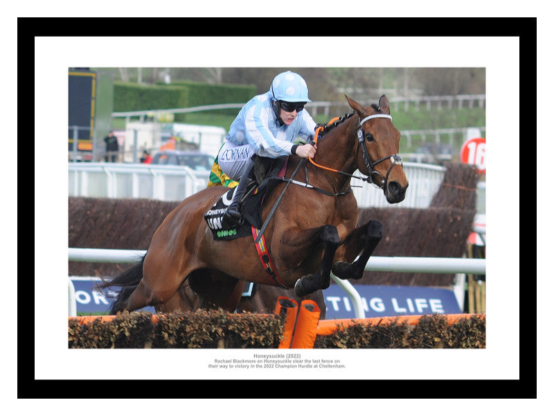 Honeysuckle 2022 Cheltenham Champion Hurdle Photo Memorabilia