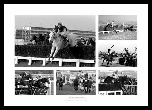 Legends of National Hunt Horse Racing Photo Memorabilia