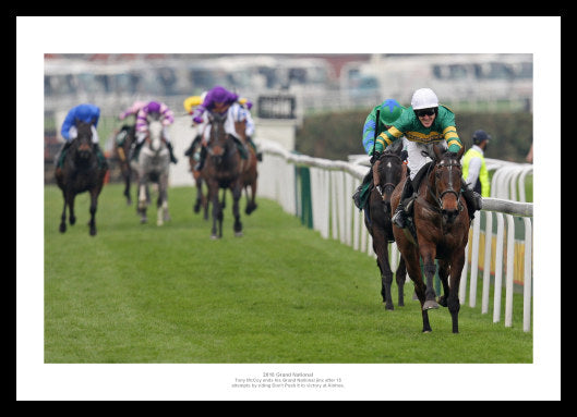 Tony McCoy 2010 Grand National Horse Racing Photo Memorabilia