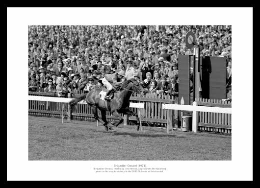 Brigadier Gerard 2000 Guineas 1971 Horse Racing Photo Memorabilia