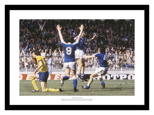 Ipswich Town 1978 FA Cup Final Winning Goal Photo Memorabilia