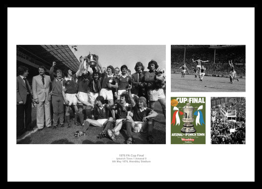 Ipswich Town 1978 FA Cup Final Photo Memorabilia