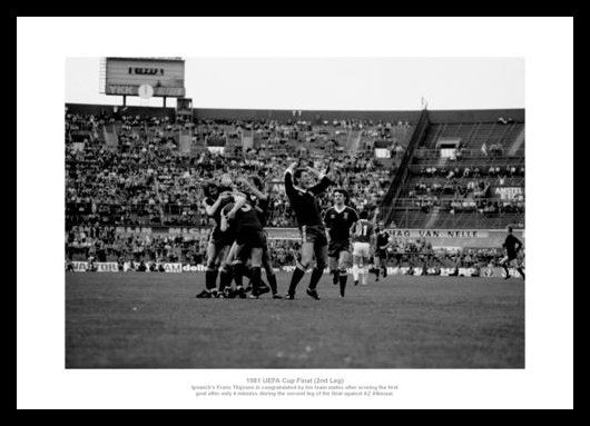 Ipswich Town 1981 UEFA Cup Final Team Photo Memorabilia