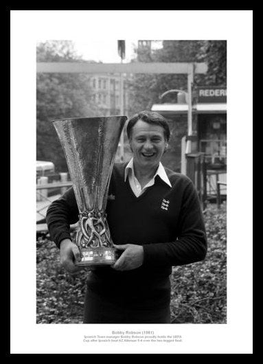 Bobby Robson Ipswich 1981 UEFA Cup Final Photo Memorabilia
