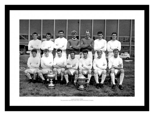 Leeds United 1963/64 Division Two Champions Team Photo